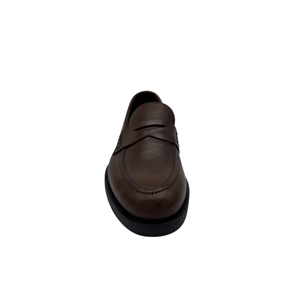 Mocasín de Piel con Antifaz Casual